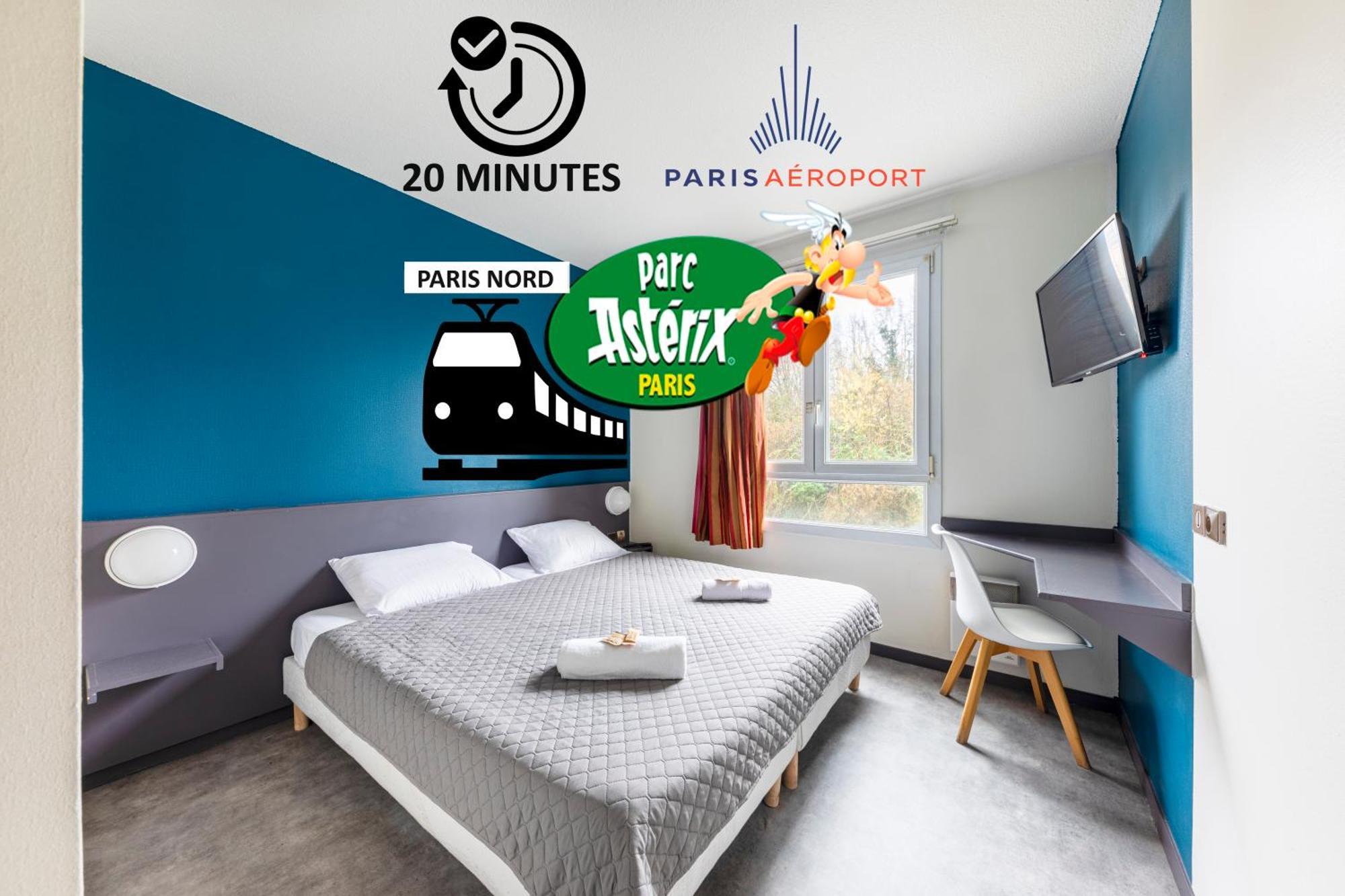 Hotel La Nonette Asterix, Cdg Airport & Paris Centre Orry-La-Ville Exterior photo